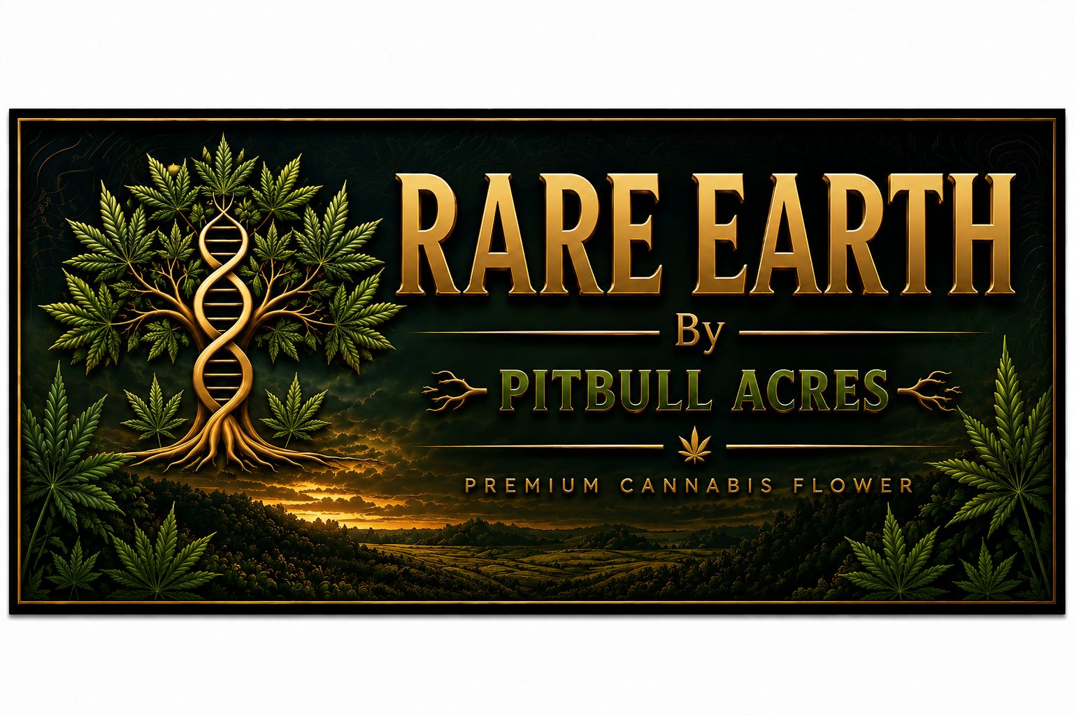 In store signage — Rare Earth by Pitbull Acres brand and website, Source IE case study.