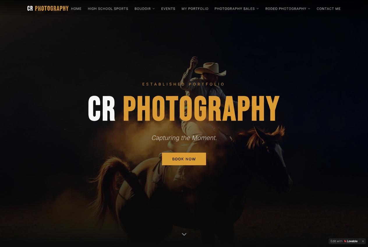 Photography Portfolio template preview